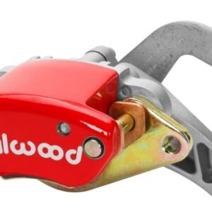 Wilwood Caliper-MC4 Mechanical-R/H - Red w/ Logo 1.19in Piston .81in Disc