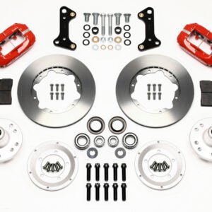 Wilwood Forged Dynalite Front Kit 11.00in Red 67-69 Camaro 64-72 Nova Chevelle
