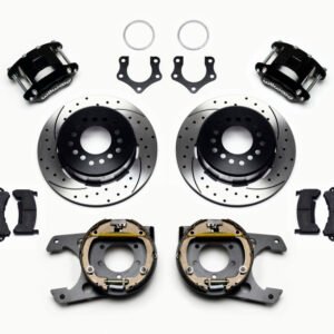 Wilwood D154 P/S Park Brake Kit Drilled Mopar/Dana 2.36in Off w/Snap Ring Bearing