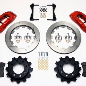 Wilwood TC6R Rear Kit 16.00in Red 1999-2010 GM Trk 2500 HD 4.84 Cntr