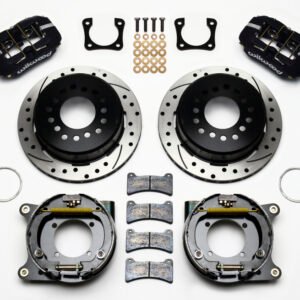 Wilwood Dynapro Low-Profile 11.00in P-Brake Kit Drilled Chevy 12 Bolt Spcl 2.81in Offset