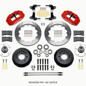 Wilwood Narrow Superlite 6R Front Hub Kit 12.88in Red 82-92 Camaro//Firebird