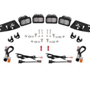 Diode Dynamics SSC2 LED Fog Pocket Kit for 2019-Present Ram - White Sport