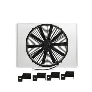 Mishimoto 63-66 Chevrolet/GM C/K Truck Performance Aluminum Fan Shroud w/Fan Controller