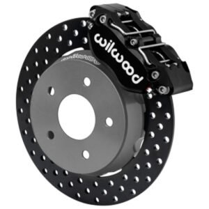 Wilwood 22-23 Polaris RZR Turbo Dynapro 4R Front Brake Kit w/ 11.25in Drilled Rotors - Black