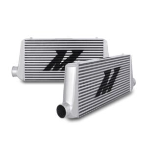 Mishimoto Universal Silver R Line Intercooler Overall Size: 31x12x4 Core Size: 24x12x4 Inlet /Outlet
