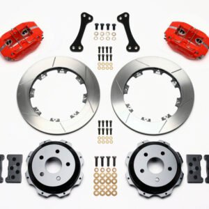Wilwood Dynapro Rear Kit 12.19in Red Subaru Impreza WRX