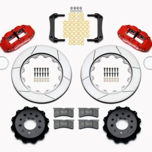 Wilwood Narrow Superlite 4R Rear Kit 14.00in Red Morrison Multilink IRS (2010-15 Camaro Based)