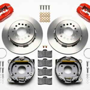 Wilwood Forged Dynalite P/S Park Brake Kit-Red AMC 71-74 2.60in Offset