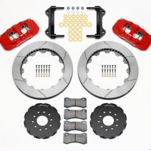 Wilwood AERO6 Front Hat Kit 15.00 Red 97-04 Corvette C5/Z06 05-13 C6