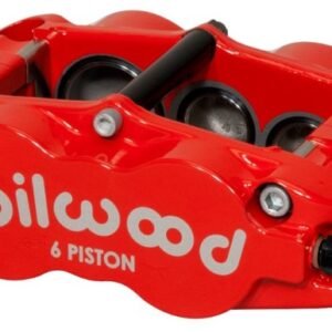 Wilwood Caliper-Narrow Superlite 6R-RH - Red 1.62/1.12/1.12in Pistons 1.10in Disc