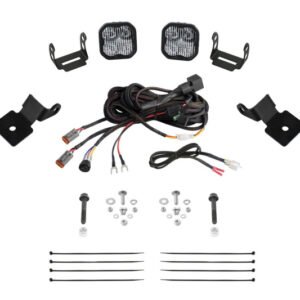 Diode Dynamics 14-18 Polaris RZR XP Stage Series SS3 A-Pillar Pod Kit - Pro White Combo