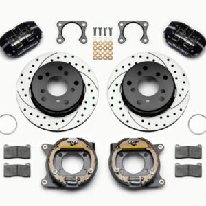 Wilwood Dynapro Lug Mount P/S Park Brake Kit Drilled Big Ford 2.36in Off Bronco 5 x 5.50