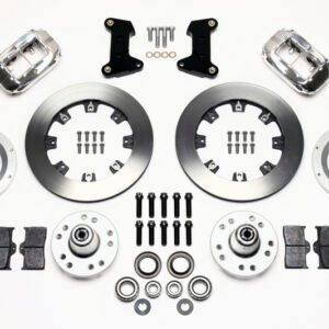Wilwood Forged Dynalite Front Kit 12.19in Polished 74-80 Pinto/Mustang II Disc Spindle only