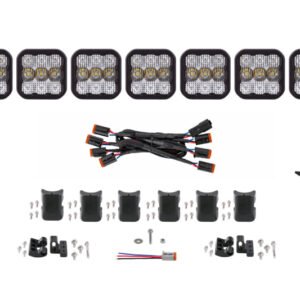 Diode Dynamics SS5 Sport Universal CrossLink 7-Pod Lightbar - White Combo