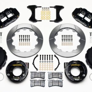 Wilwood Narrow Superlite 4R Rear P-Brk Kit 12.88in 2005-2014 Mustang