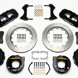 Wilwood AERO4 Rear P-Brake Kit 14.00in Chevy 12 Bolt-Spec 3.15in Bearing