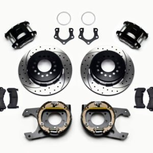 Wilwood D154 P/S Park Brake Kit Drilled Mopar/Dana 2.50in Off w/Snap Ring Bearing