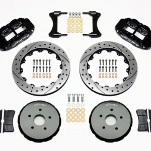 Wilwood Narrow Superlite 6R Front Hat Kit 12.88in Drilled 2008 Toyota Matrix