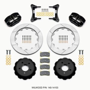 Wilwood Dynapro Radial Front Drag Kit 12.88 Vented 15-23 Mustang