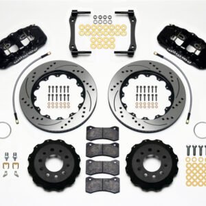 Wilwood AERO4 Rear Kit 14.25in Drilled 2014-Up Corvette C7 w/Lines