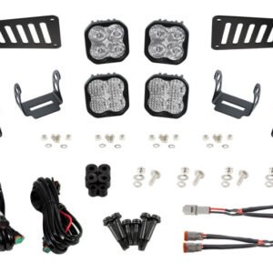 Diode Dynamics 18-21 Jeep JL Wrangler/Gladiator SS3 Cowl LED Bracket Kit - White Pro