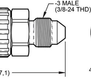 Wilwood Quick Disconnect - Female Side -3 AN