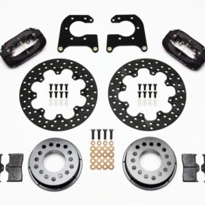 Wilwood Forged Dynalite Rear Drag Kit Drilled Rotor New Big Ford 2.50in Offset