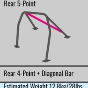 Cusco Roll Cage Diagonal Kit Chro-moly 5 Points for DC5 Integra