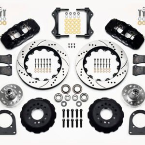 Wilwood AERO6 Front Hub Kit 14.00in Drilled TCI-IFS 71-78 (Pinto Based)