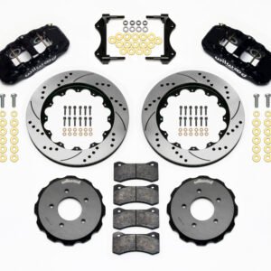 Wilwood AERO6 Front Hat Kit 14.00 Drilled 99-06 BMW E46