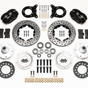 Wilwood Forged Dynalite Front Kit 11.00in Drilled 1965-1969 Mustang Disc & Drum Spindle