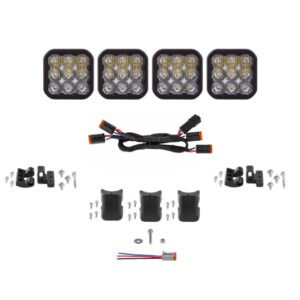 Diode Dynamics SS5 Sport Universal CrossLink 4-Pod Lightbar - White Driving