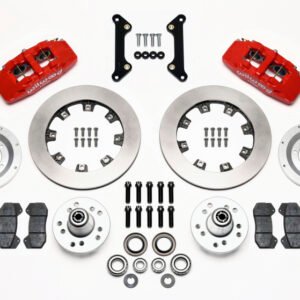 Wilwood Dynapro 6 Front Hub Kit 12.19in Red 70-78 Camaro