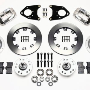 Wilwood Forged Dynalite Front Kit 12.19in Polished 71-80 Pinto/Mustang II Disc & Drum