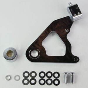 Wilwood Caliper Mounting Kit Chrome w/Bracket GP310 2000-Present Softail