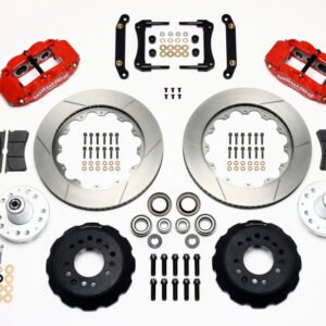 Wilwood Narrow Superlite 6R Front Hub Kit 14.00in Red 70-78 Camaro