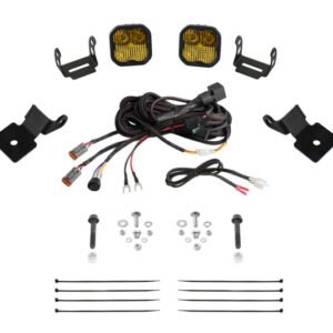 Diode Dynamics 14-18 Polaris RZR XP Stage Series SS3 A-Pillar Pod Kit - Pro Yellow Combo