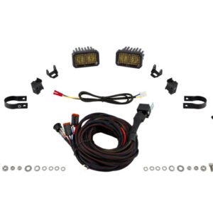 Diode Dynamics Stage Series 1 1/2 In Roll Bar Chase Light Kit SSC2 Sport - Yellow (Pair)