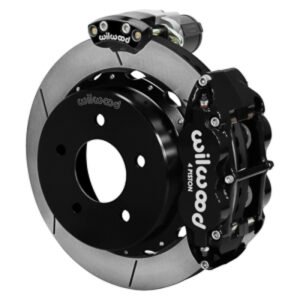 Wilwood 88-98 GM C1500 Superlite Rear Electronic Parking Brake Kit 14in Rotor 3.25in Offset - Blk