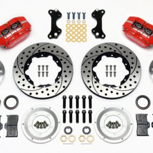 Wilwood Dynapro Dust-Boot Front Kit 11.00in Drilled-Red WWE ProSpindle
