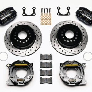 Wilwood Dynapro Dust-Boot P/S Park Brake Kit Drilled Big Ford 2.36in Offset