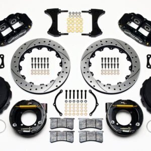 Wilwood Narrow Superlite 4R Rear P-Brk Kit 12.88in Drilled Chevy 12 Bolt-Spec 3.15in Bearing