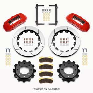 Wilwood TX6R Rear Kit 16.00in Red 1999-2010 GM H2 / 2500 4.63 Cntr