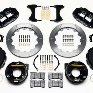 Wilwood Narrow Superlite 4R Rear P-Brk Kit 12.88in Ford 8.8 w/2.5in Offset-5 Lug