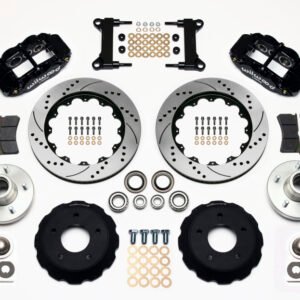 Wilwood Narrow Superlite 6R Front Hub Kit 14.00in Drilled Chevy C-10 60-87 CPP Drop Spindle