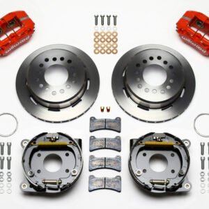 Wilwood Dynapro Low-Profile 11.00in P-Brake Kit - Red AMC 71-74 2.60in Offset