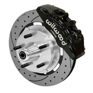 Wilwood Forged Dynapro Big Brake Kit - 5x5 Hub/12.19in Drilled & Slotted Rotor/ Black Caliper- Front