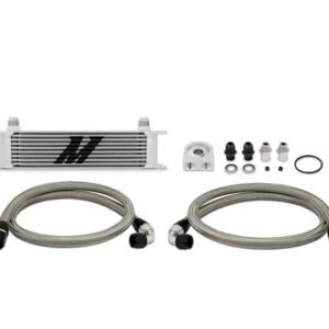 Mishimoto Universal 10 Row Oil Cooler Kit (Metal Braided Lines)