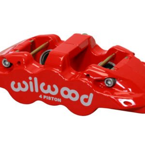 Wilwood Caliper-Aero4-L/H - Red 1.62/1.38in Pistons 1.25in Disc